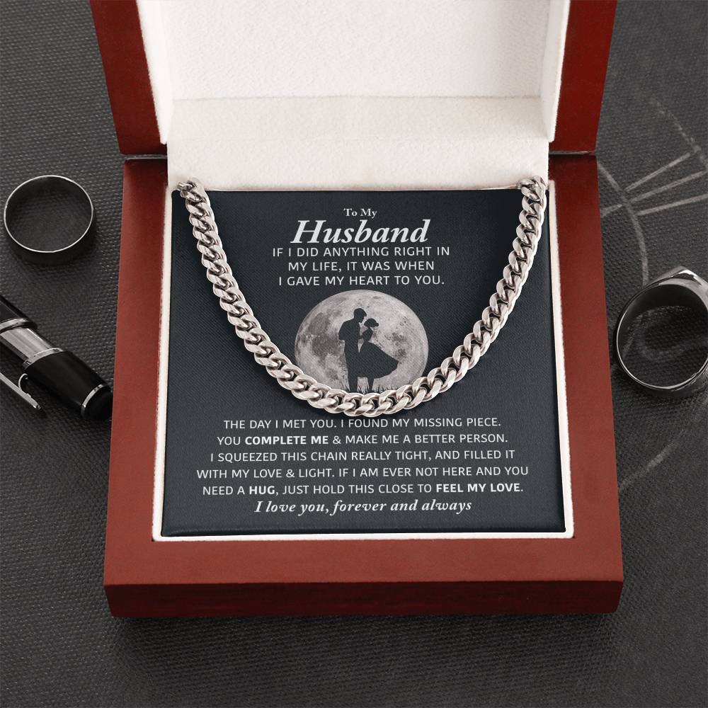 Perfect Gift For Husband Cuban Link Chain