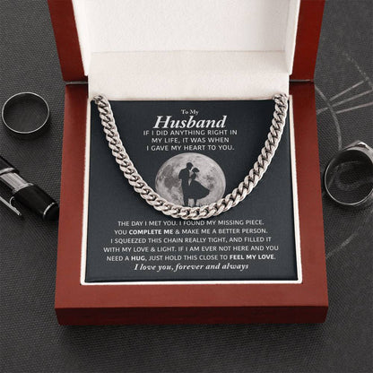 Perfect Gift For Husband Cuban Link Chain
