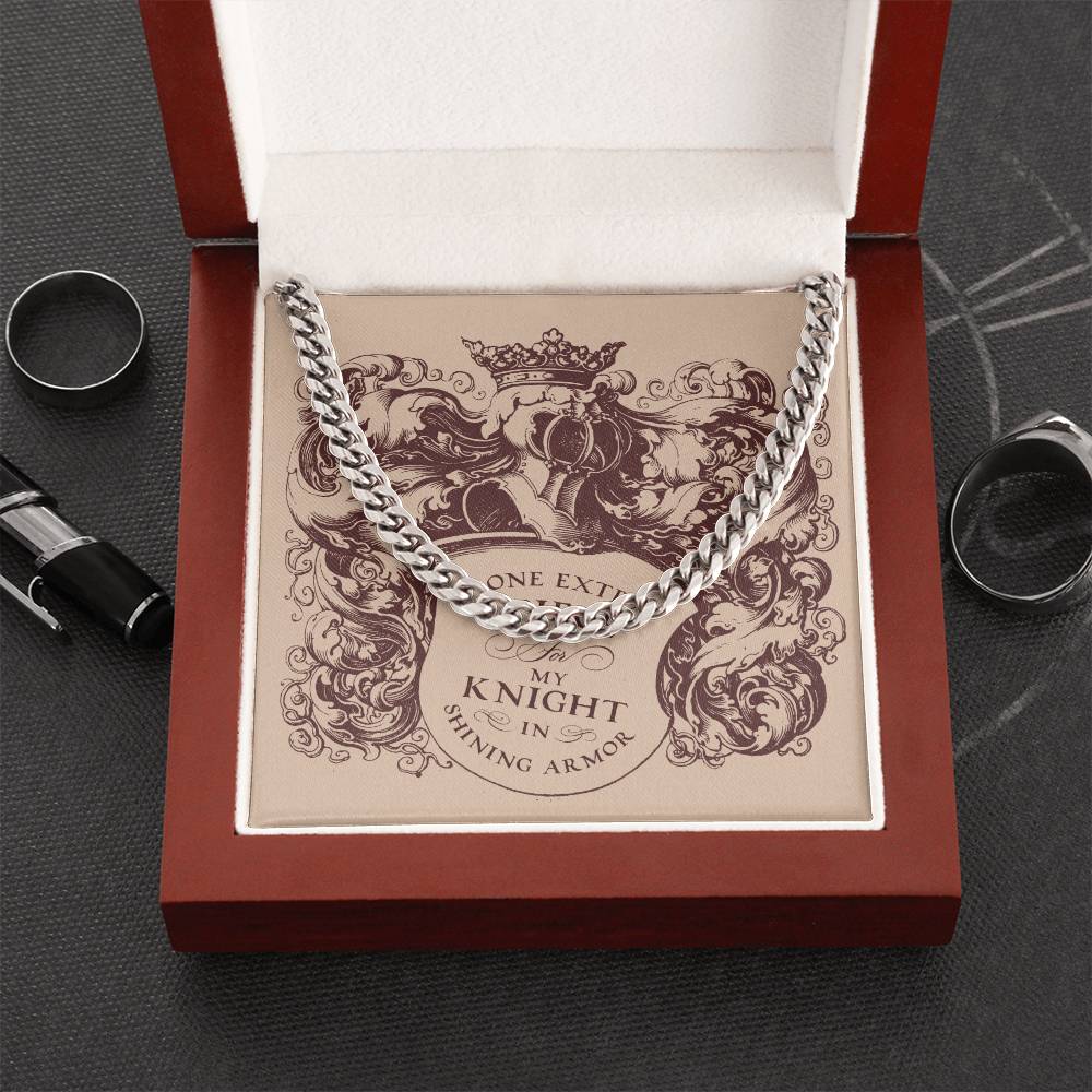 Gift For Army Husband Gift For Police Officer Gift For Militaryboyfriend Cute Romantic Gift For Him Cuban Link Chain