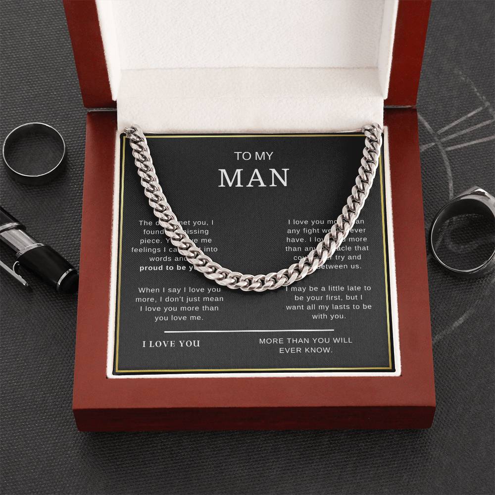 To My Man - Cuban Link Chain