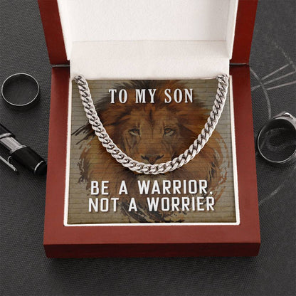 To My Son ??  Cuban Link Chain Necklace