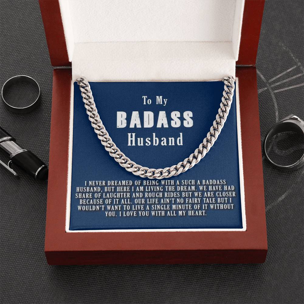 Badass Husband Cuban Link Chain