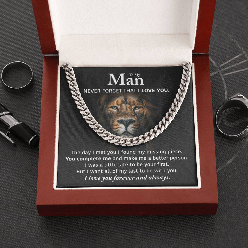My Man - Perfect Gift Idea Cuban Link Chain