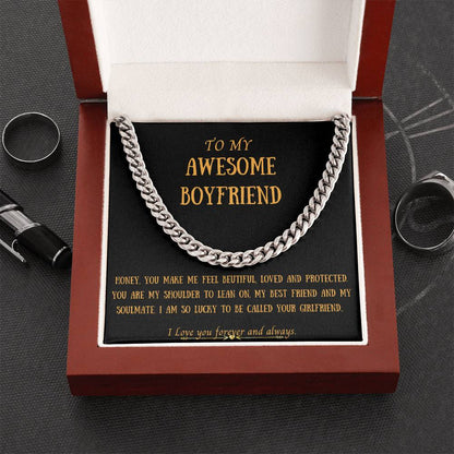 Awesome Boyfriend Cuban Link Chain