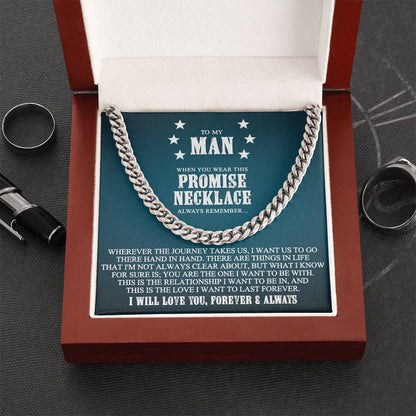 My Man - This Is The Love I Want Cuban Link Chain