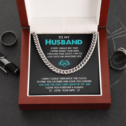 To My Husband Every Single Day That I Spend Being Your Wife Cuban Link Chain Gift