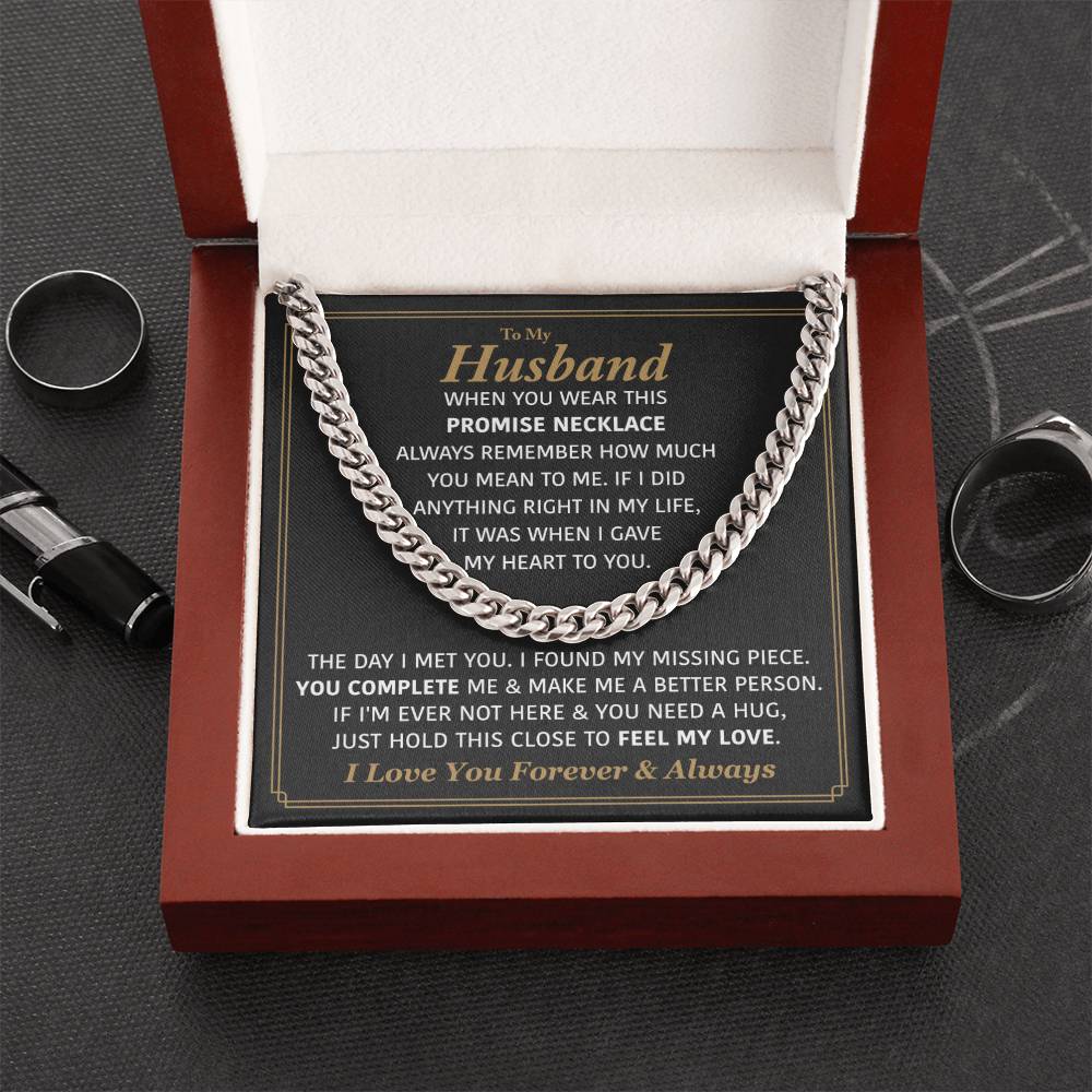 Perfect Gift For Husband Cuban Link Chain