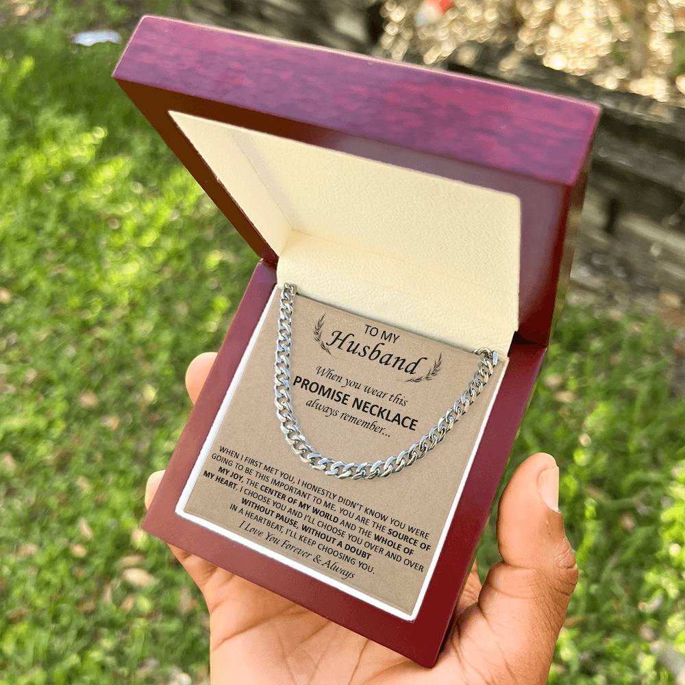 Gift For Husband - The Source Of My Heart - Cuban Cuban Link Chain