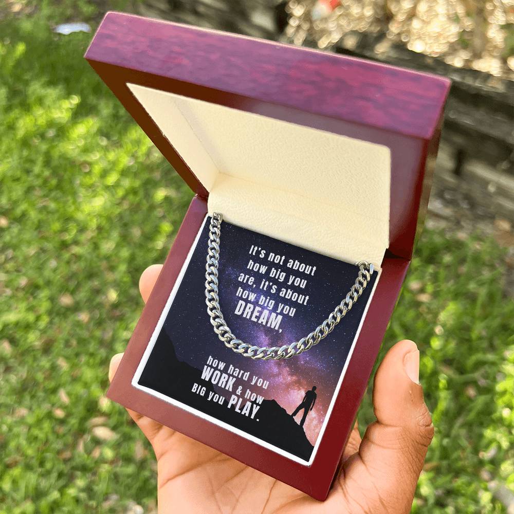 Gift For Colleague - Cuban Link Chain Necklace - Trending Now