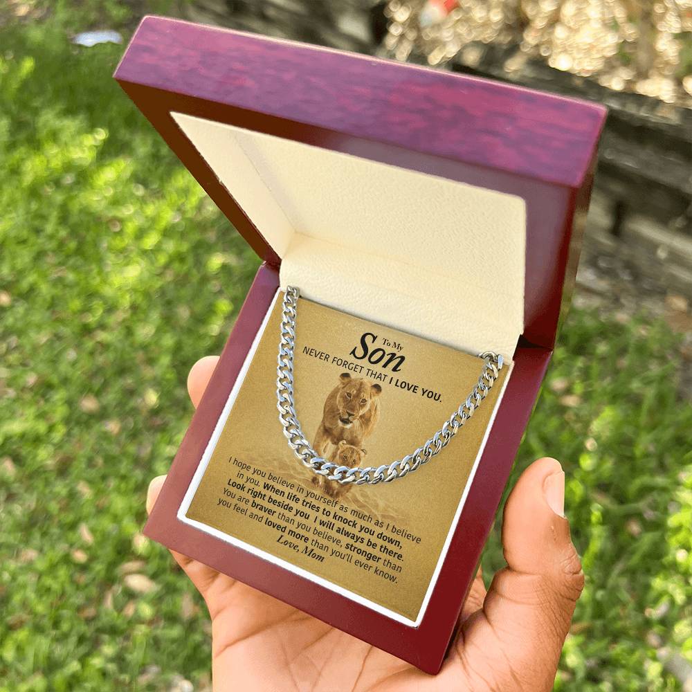 Perfect Gift For Son Cuban Link Chain
