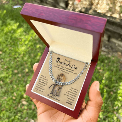 Graduation 2022 - I'm Proud Of You - Cuban Chain Cuban Link Chain
