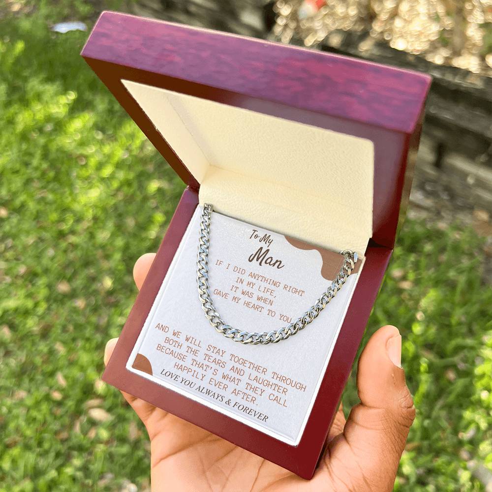 Perfect Gift For My Man Cuban Link Chain