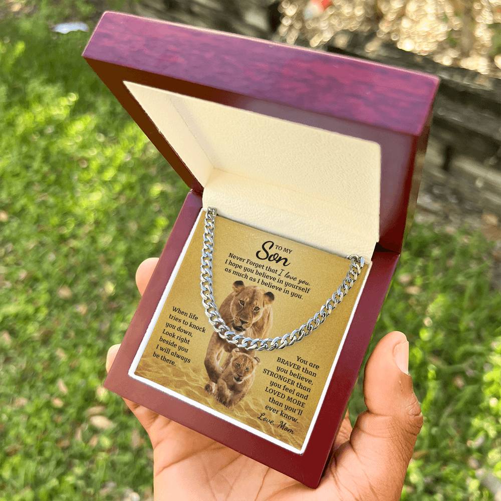 Perfect Gift For Son Cuban Link Chain