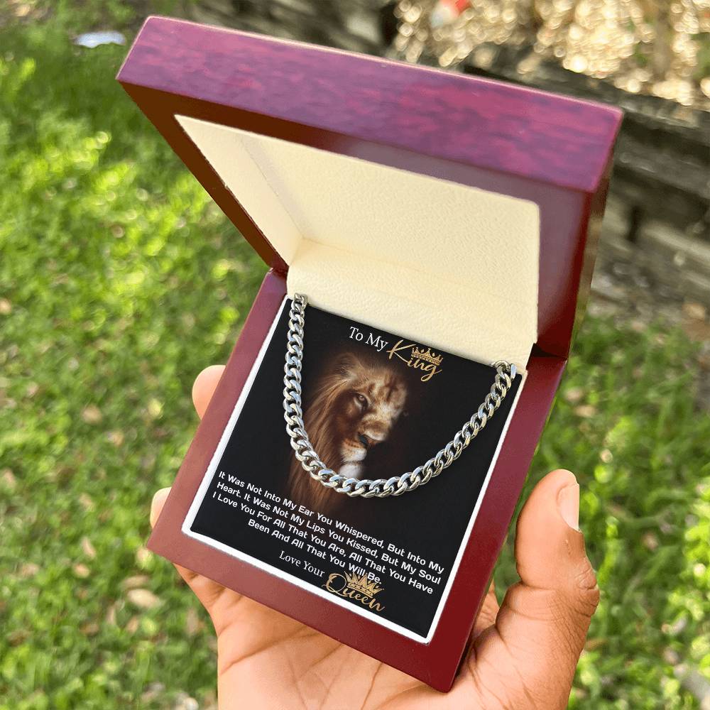 Love Of A King Cuban Link Chain