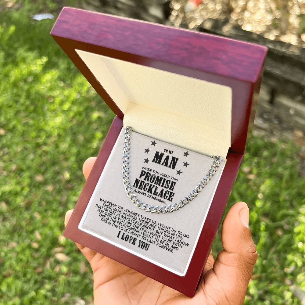 The Promise Necklace - Cuban Link Chain Necklace