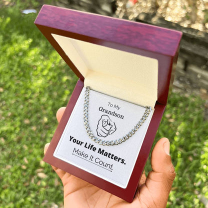 You Matter All Lives Matter Police Lives Matter Motivational Quotes Christian Gifts Sentimental Gift Christmas Gift Bl Cuban Link Chain