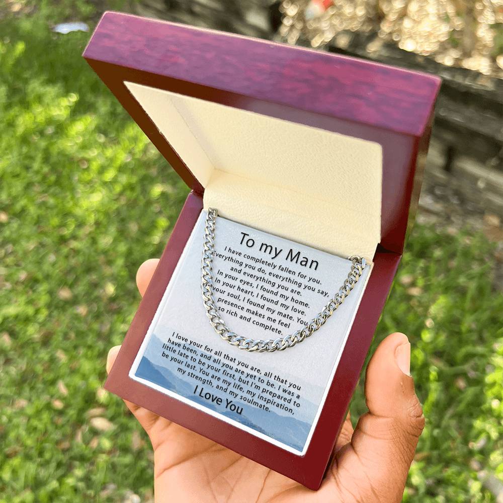 Fallen For You Cuban Link Chain