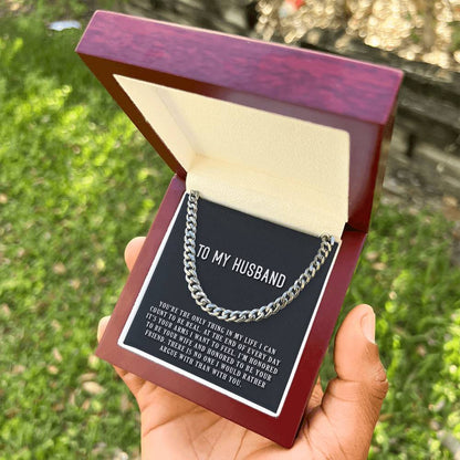 You're The Only Thing Cuban Link Chain