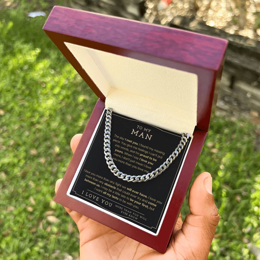 To My Man - Cuban Link Chain