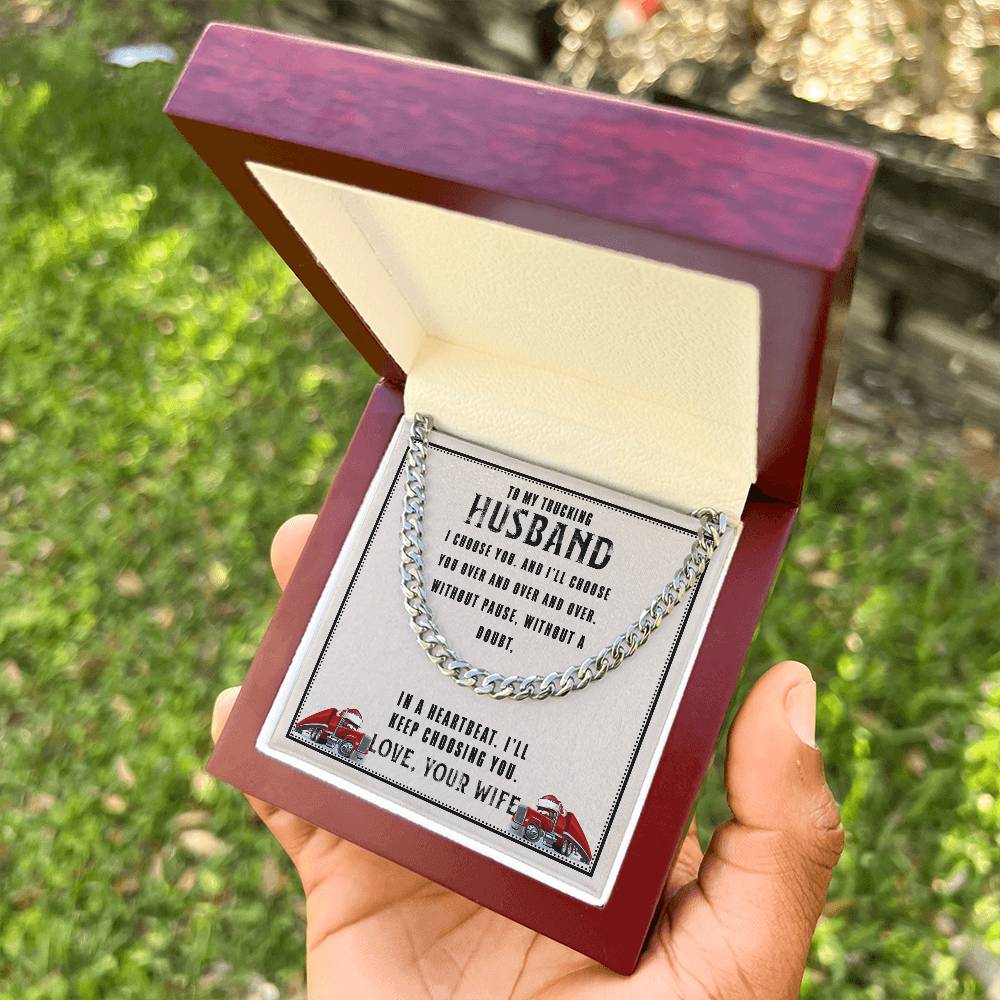 I Choose You Cuban Link Chain