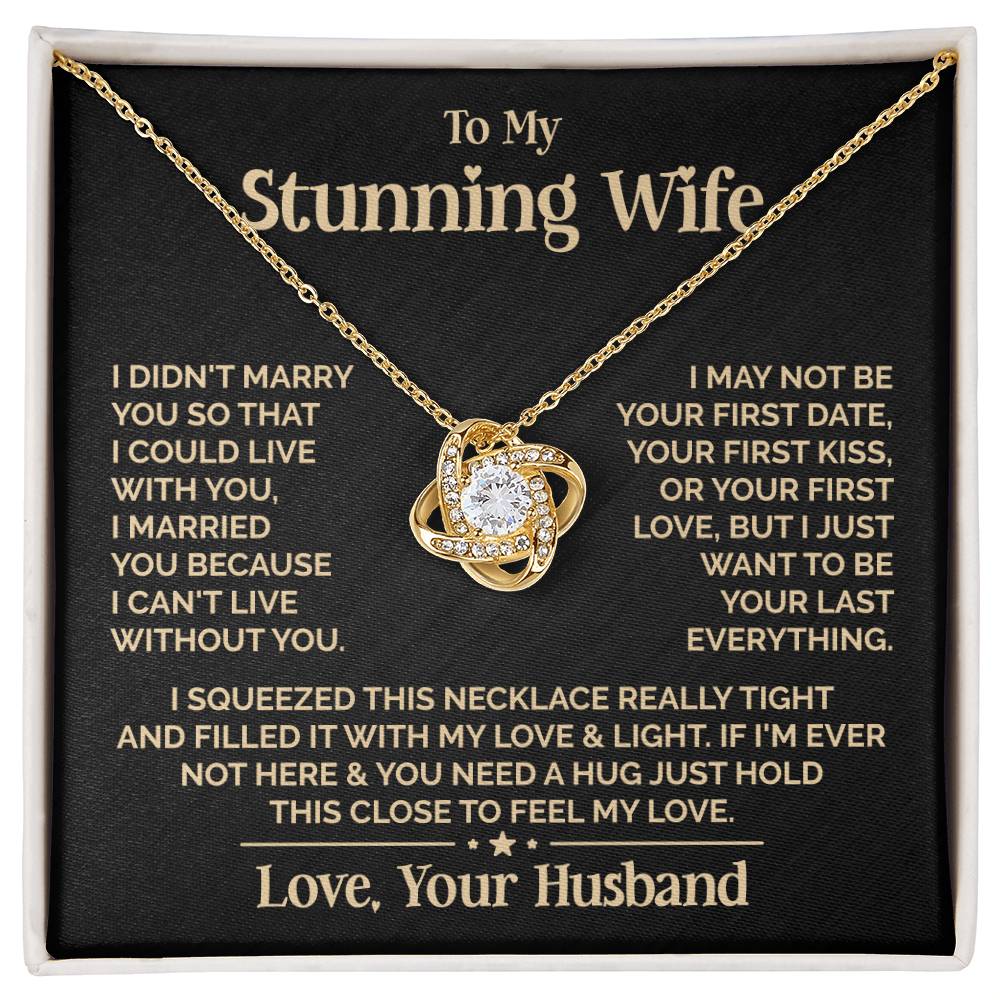 Stunning Wife - Vesta Knot Necklace Love Knot Necklace