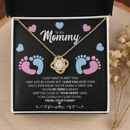 Shineon20220405-Mom0003 - To My Mommy - Love Knot Necklace Love Knot Necklace