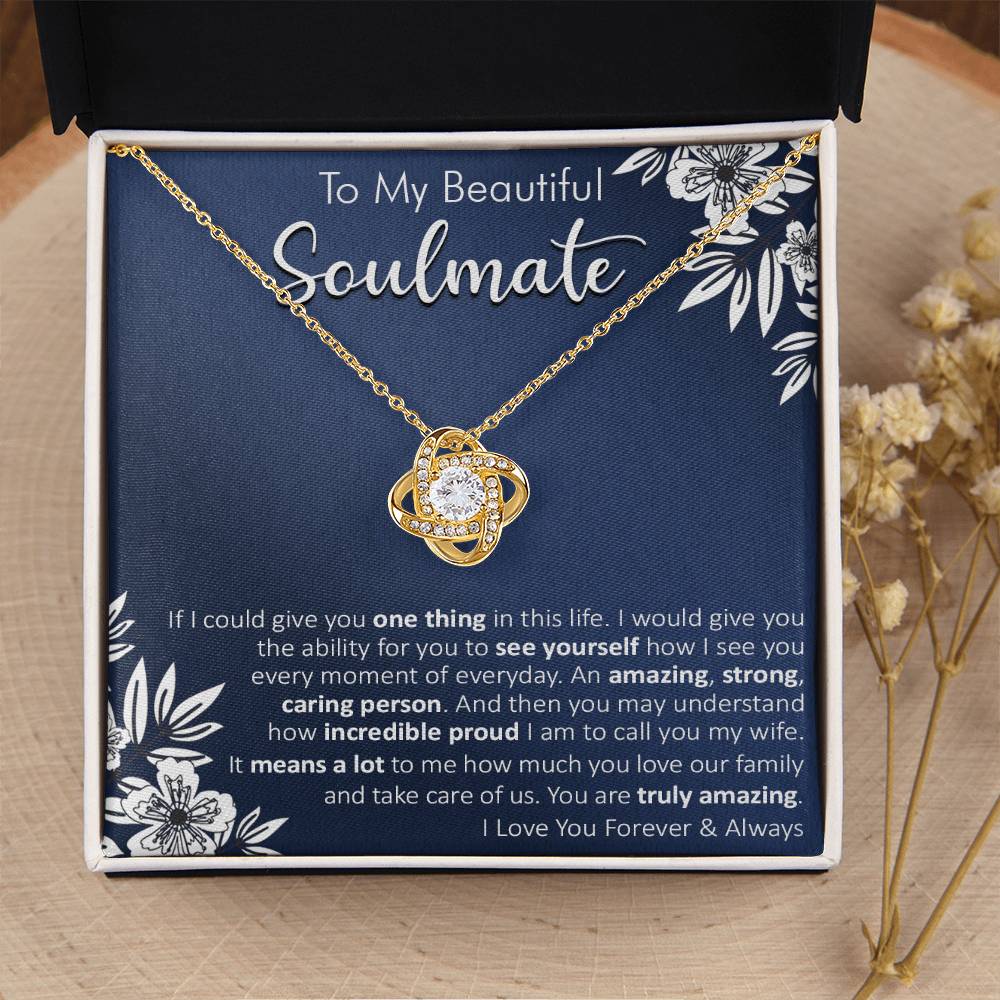 Gift For Your Soulmate - Our Family - Love Knot Love Knot Necklace