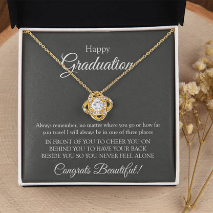 Graduation Gift For Her Necklace Gift For Daughter Granddaughter Niece Best Friend Godda Love Knot Necklace