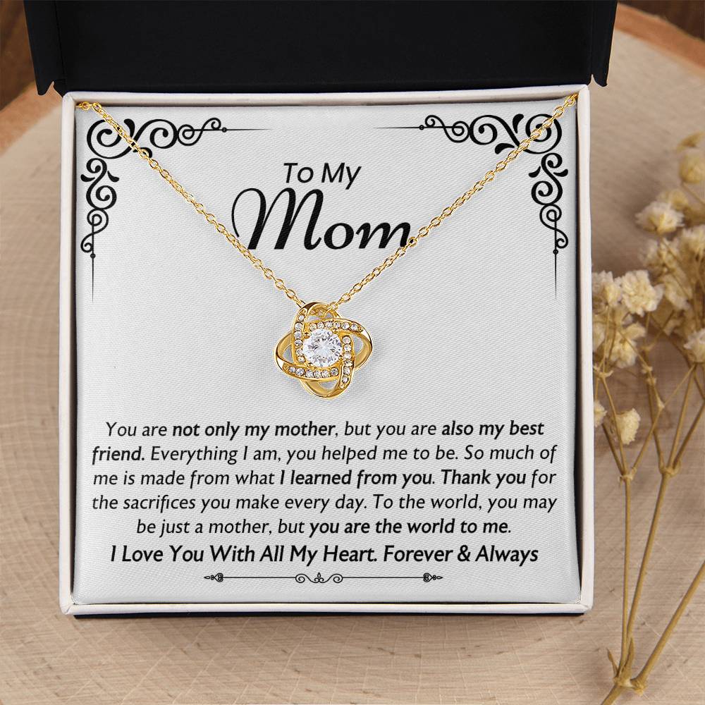 You Are Not Only My Mother - The Love Knot Necklace Love Knot Necklace