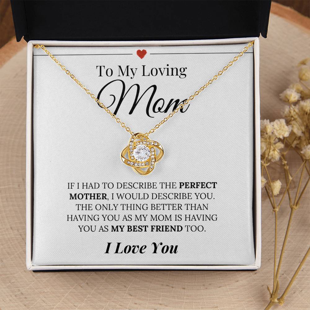Heartlfelt Mother's Day Gift Love Knot Necklace