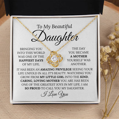 Heartfelt Mother's Day Gift For Mom Love Knot Necklace