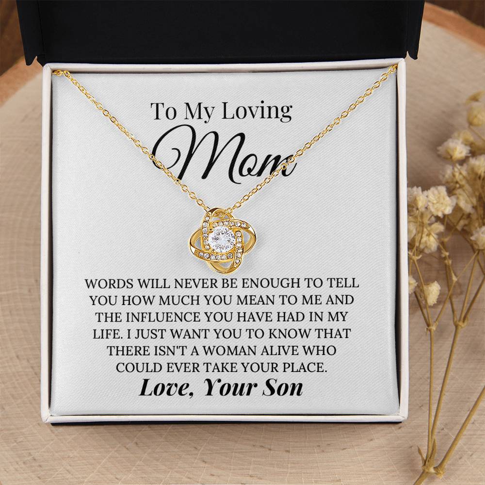 Heartfelt Mother's Day Gift For Mom Love Knot Necklace 2