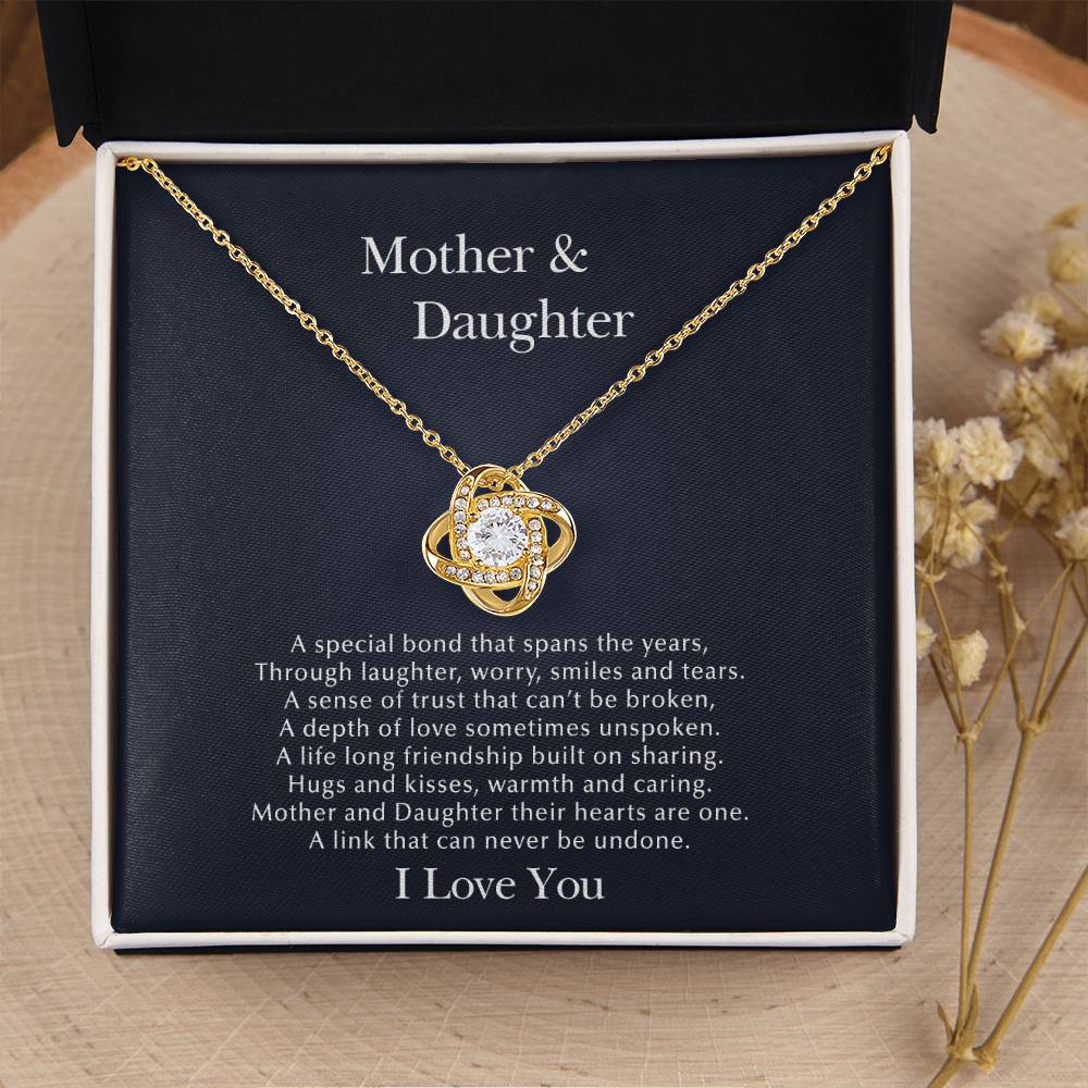 Mother & Daughter Specia Love Knot Necklace