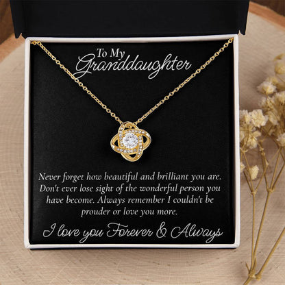 Happy Birthday Or Just To Say I Love You -  Love Knot Necklace