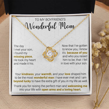 Gift For Boyfriend's Mom - Beyond Lucky - Love Knot Love Knot Necklace