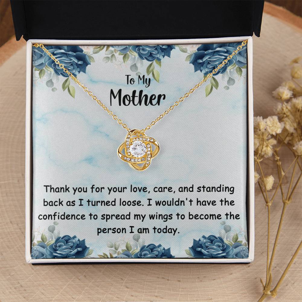 Mother's Day Happy Birthday Or Just To Say Thank You Mom -18 Love Knot Necklace