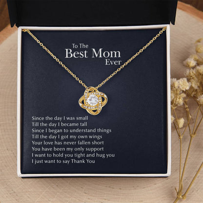 Thank You Love Knot Necklace