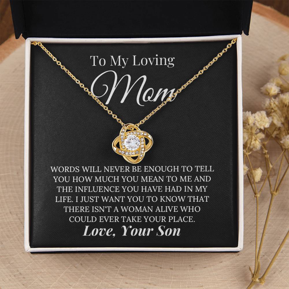Heartfelt Mother's Day Gift For Mom Love Knot Necklace 1