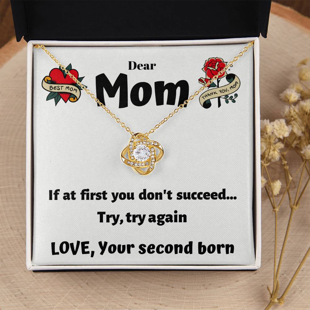 Try Again Love Knot Necklace