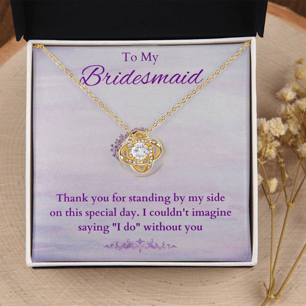 Bridesmaid v1 - Love Knot Necklace