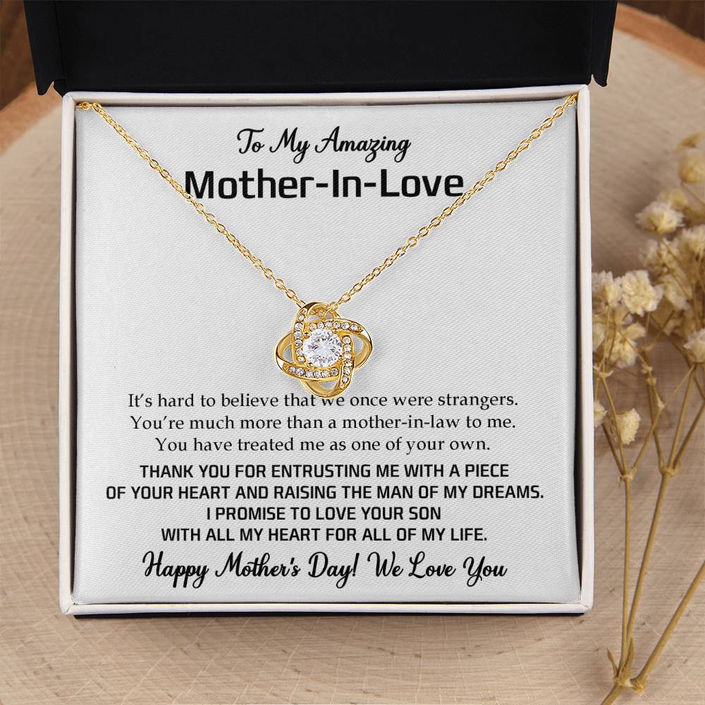 To My Mother-In-Love Love Knot Necklace