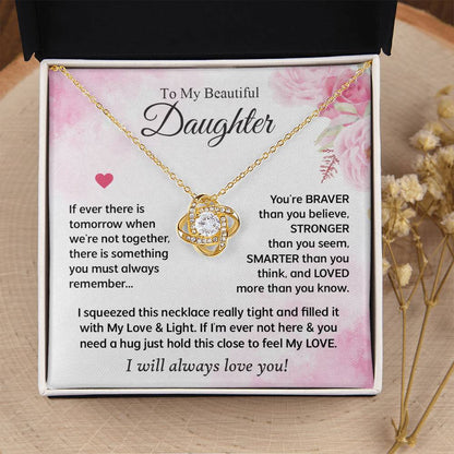 Gifts For Daughter - Love Knot Necklace Love Knot Necklace