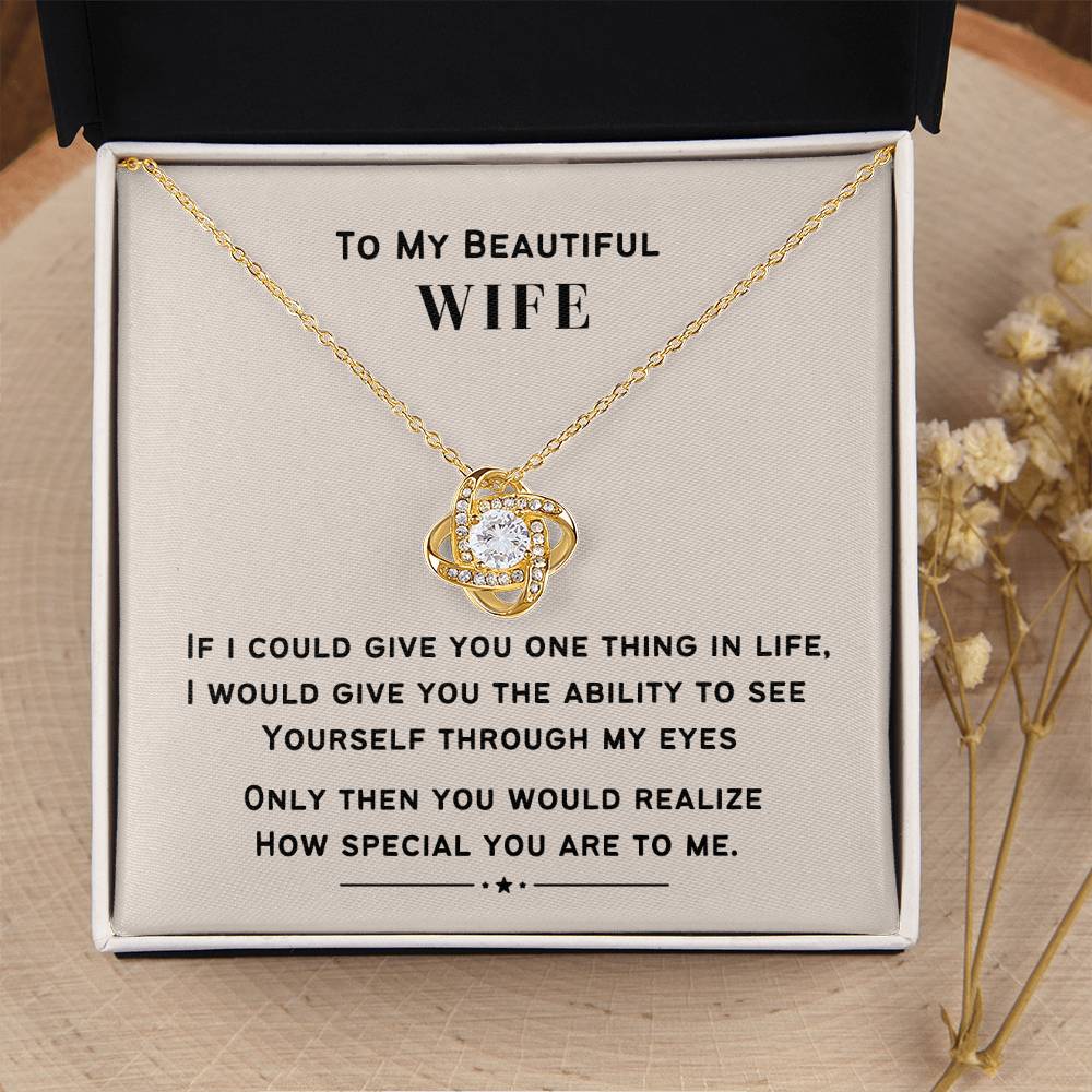 How Special Y Love Knot Necklace