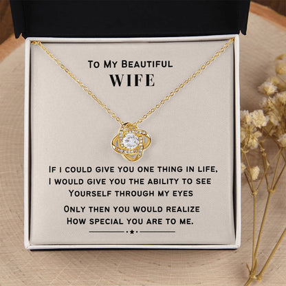 How Special Y Love Knot Necklace
