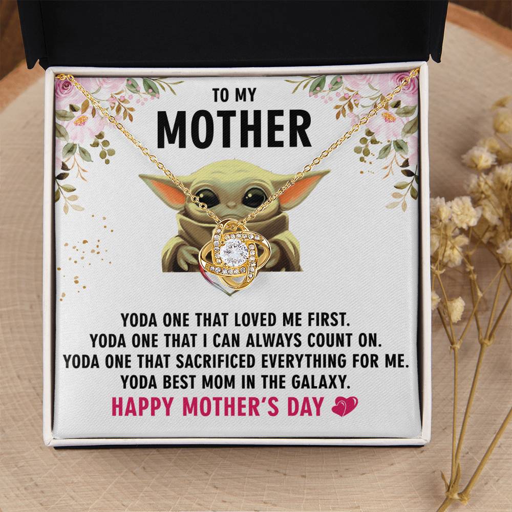 Best Mother's Day Gift For Mom-Necklace For Mom Love Knot Necklace