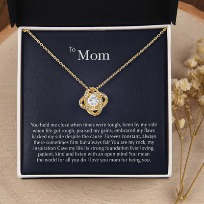 Forever Constant Love Knot Necklace