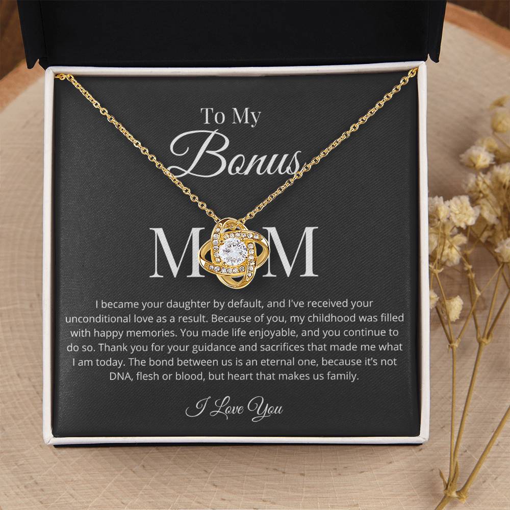 Your Daughter By Default Necklace Love Knot Necklace