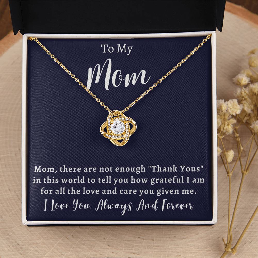 Mother's Day Or Just To Say I Love  Love Knot Necklace