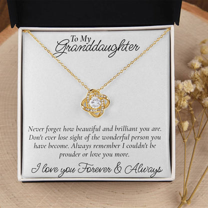 Happy Birthday Or Just To Say I Love You  Love Knot Necklace