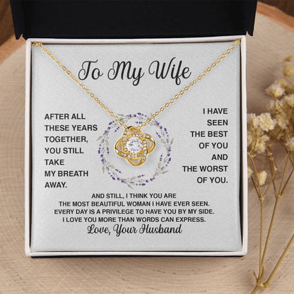 Delivery By Mother's Day Wf032   Gift Fo Love Knot Necklace